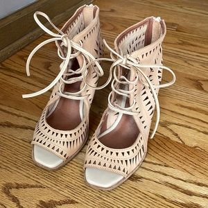 Jeffrey Cambell Wedge Sandals, Size 8